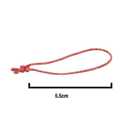 5.5cm Red/White Elasticated Polyester Meat Ties/Poultry Loops (BUTCHERS PACK - 1,000 Per Pack)