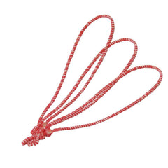 5.5cm Red/White Elasticated Polyester Meat Ties/Poultry Loops (BUTCHERS PACK - 1,000 Per Pack)