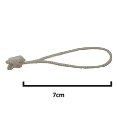 7cm White Elasticated Cotton Meat Ties/Poultry Loops (5,000 Per Bag)