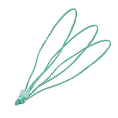 11cm Green/White Elasticated Polyester Meat Ties/Poultry Loops (5,000 Per Bag)