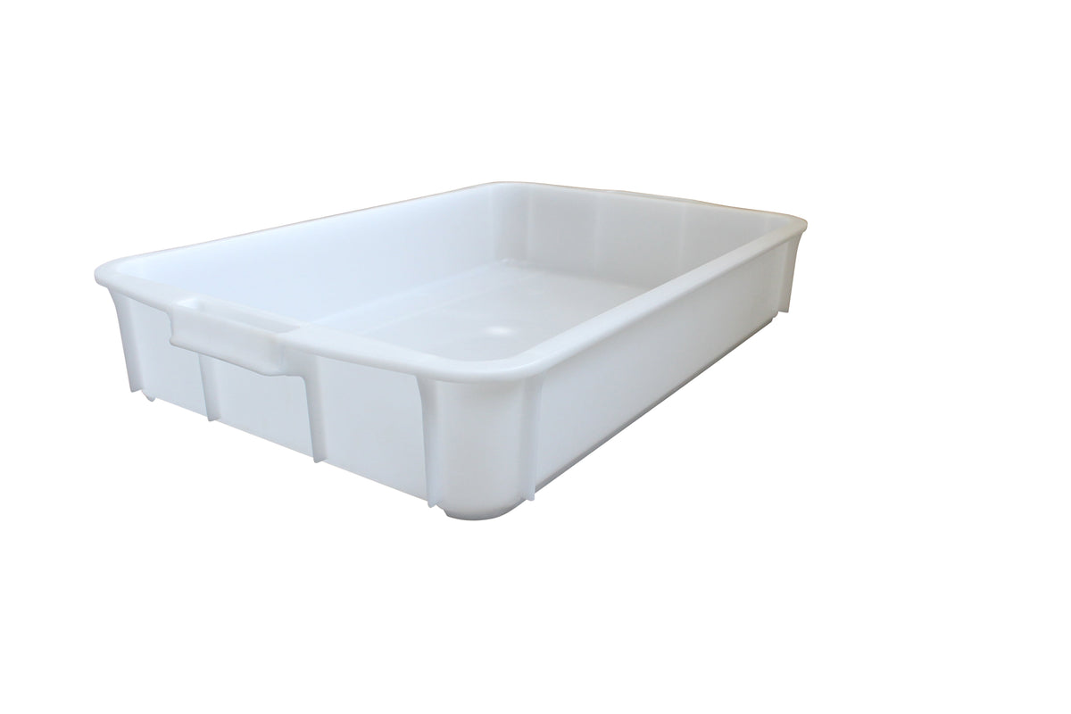 955 Stacking Tray (700 x 450 x 120mm) – White