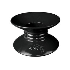 Embossed Pedestal Stand - Black Melamine