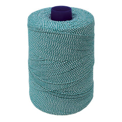 Green/White Elasticated Machine String/Twine Size in 1,904m/kg (800g). From £8.00 per Spool